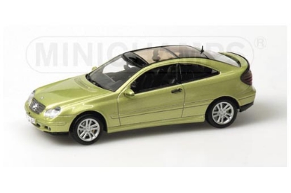 Изображение MINICHAMPS 1/43 MERCEDES-BENZ C-Classe Sport Coupe 2001 green met