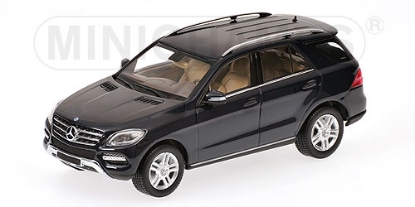 Изображение MINICHAMPS 1/43 MERCEDES-BENZ M-Class 2011 blue metallic