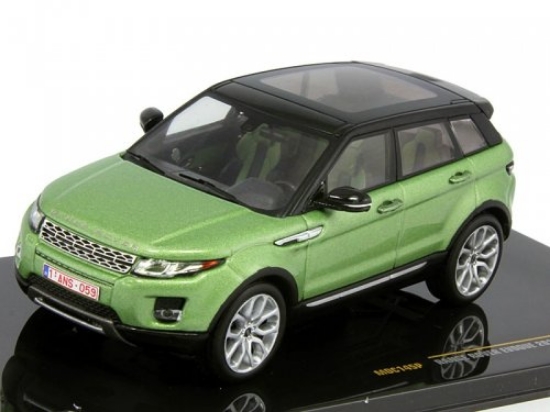 Изображение IXO 1/43 RANGE ROVER  Evoque 5 дв. 2011 lime/black