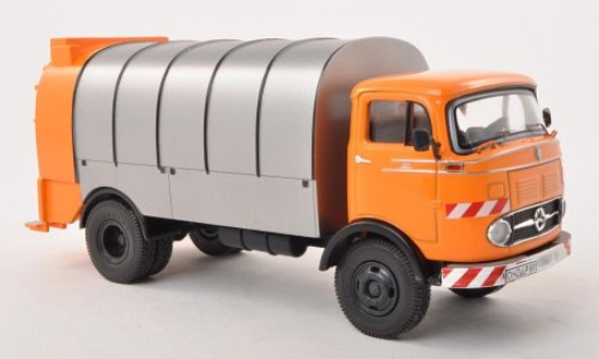 Изображение PREMIUM CLASSIXXS 1/43 MERCEDES-BENZ LP911 1965  мусоровоз orange/silver