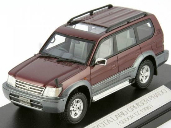 Изображение HI-STORY 1/43 TOYOTA Land Cruiser Prado 95 5d TZ 1996 бордовый