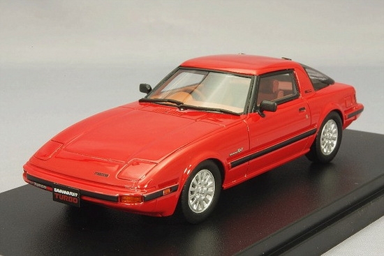 Изображение HI-STORY 1/43 MAZDA Savanna RX-7 SA Turbo SE-Limited 1984 red