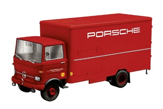 Изображение SCHUCO 1/43 MERCEDES-BENZ LP608 Koffer-LKW