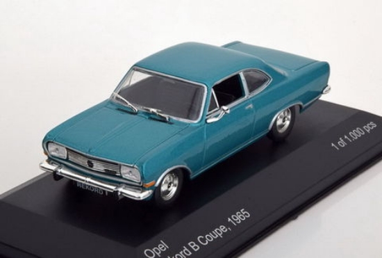 Изображение WHITEBOX 1/43 OPEL Rekord B Coupe  turquoise met