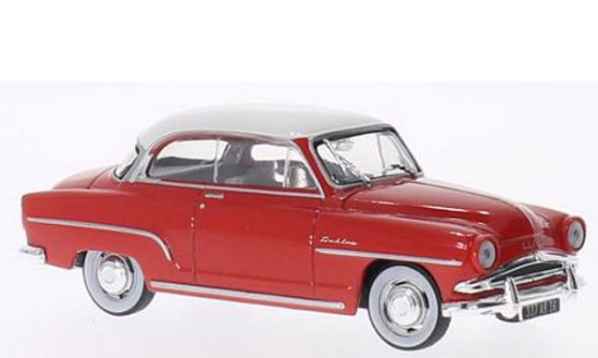 Изображение WHITEBOX 1/43 SIMCA Aronde Grand Large 1953 red/white