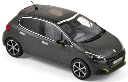 Изображение NOREV 1/43 PEUGEOT 208 (рестайлинг) 2015 dark grey