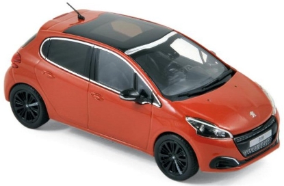 Изображение NOREV 1/43 PEUGEOT 208 (рестайлинг) 2015 orange