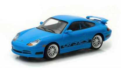 Изображение GREENLIGHT 1/43 PORSCHE 911 GT3 RS (к/ф Форсаж 5) 2001 blue