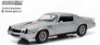 Изображение GREENLIGHT 1/18 CHEVROLET Camaro Z28 Hardtop 1978 silver metallic/orange stripes