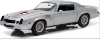 Изображение GREENLIGHT 1/18 CHEVROLET Camaro Z28 Hardtop 1978 silver metallic/orange stripes