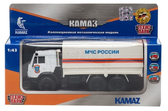 Изображение ТЕХНОПАРК 1/43 КАМАЗ МЧС инерц.