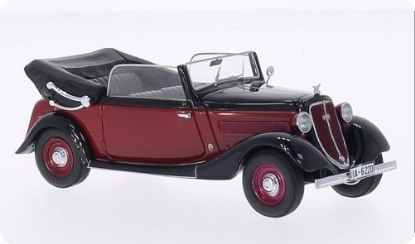 Изображение NEO 1/43 WANDERER W240 Convertible 1935 dark red/black