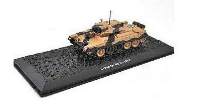 Изображение ATLAS 1/72 Танк CRUSADER Mk.II Ливия 1942 песочный камуфляж