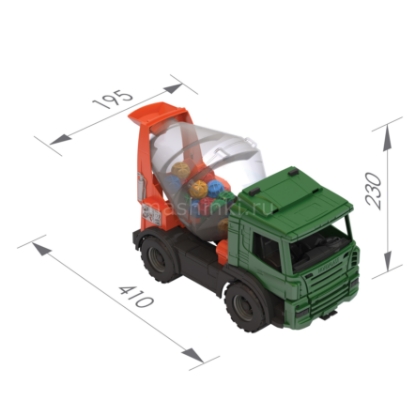 Изображение НОРДПЛАСТ Спецтехника Бетономешалка (вращается миксер)