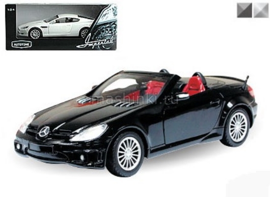 Изображение AUTOTIME 1/24 MERCEDES-BENZ SLK55 AMG кабриолет черный