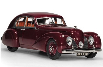 Изображение MATRIX 1/43 BENTLEY MKV Corniche George Paulin Pourtout №14BV 1939 maroon