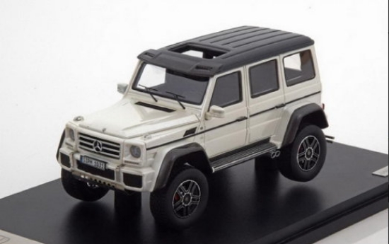 Изображение GLM 1/43 MERCEDES-BENZ G500 4x4² (W463) 2015 metallic white