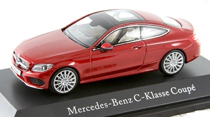 Изображение NOREV 1/43 MERCEDES-BENZ C-Class Coupe (C205) 2016 metallic red