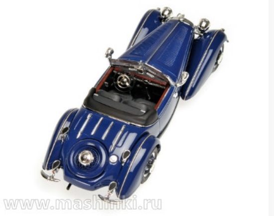 Изображение MINICHAMPS 1/43 HORCH 855 Special Roadster 1938 dark blue