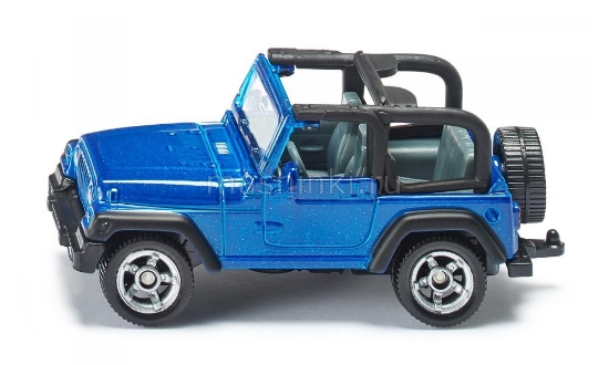 Изображение SIKU 1/64  JEEP Wrangler в ассорт. синий/серый