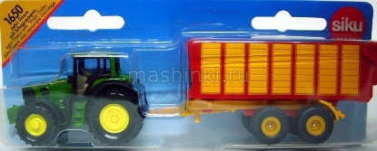 Изображение SIKU 1/64 Трактор с прицепом