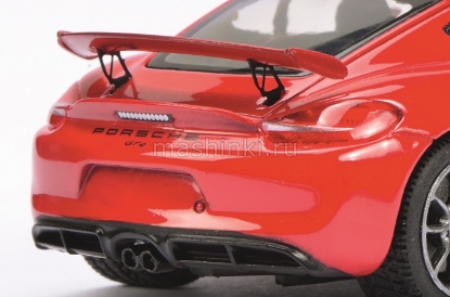 Изображение SCHUCO 1/43 PORSCHE Cayman GT4 (981) 2015 red