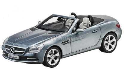 Изображение SCHUCO 1/43 MERCEDES-BENZ SLK (R172) 2011 galenitsilver metallic