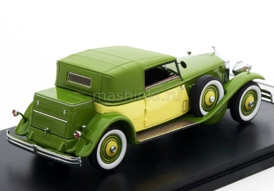 Изображение GLM 1/43 ROLLS-ROYCE Phantom II Croydon Victoria by Brewster (закрытый) 1932 green/ yellow