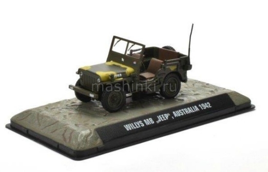 Изображение ATLAS 1/43 JEEP Willys MB джип Австралия 1942