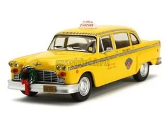 Изображение GREENLIGHT 1/43 CHECKER Taxi Cab (к/ф Новая рождественская сказка) 1978