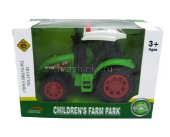 Изображение TRACTOR TOYS Трактор фермера пластм. красный, зеленый