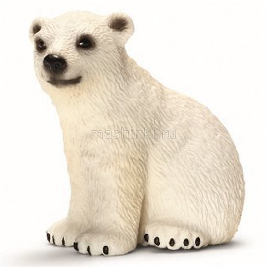 Изображение SCHLEICH Белый медвежонок сидит