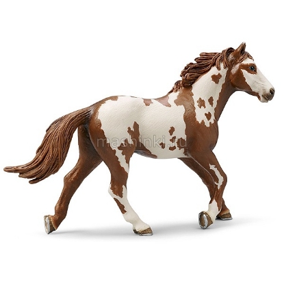 Изображение SCHLEICH Пегий жеребец породы Пинто