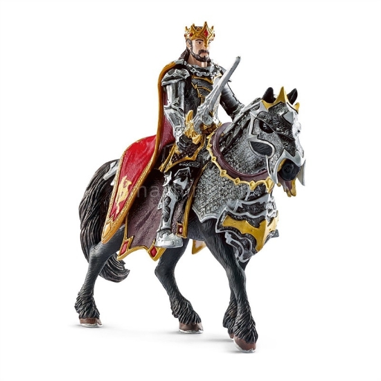 Изображение SCHLEICH Рыцарь Драконов Король на лошади