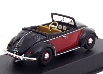 Изображение NOREV 1/43 VW Hebmuller 1949 black/red