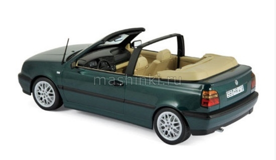 Изображение NOREV 1/18 VW Golf III Cabriolet 1995 green metallic