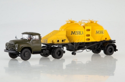 Изображение АИСТ 1/43 ЗИЛ-130В1 полуприцеп-муковоз К4-АМГ