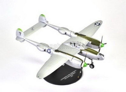 Изображение ATLAS 1/72 Самолет LOCKHEED P-38J Lightning Richard Ira Bong ВВС США 1944