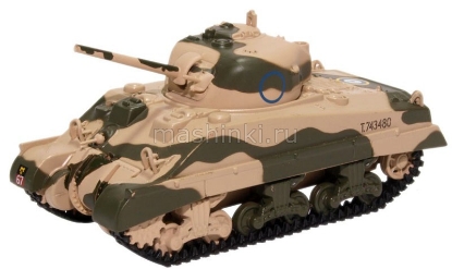 Изображение OXFORD 1/76 Танк SHERMAN M4A2 Mk.III 10th Armoured Division Северная Африка 1942