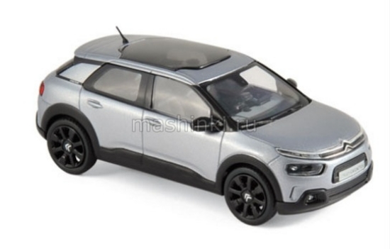 Изображение NOREV 1/43 CITROEN C4 New Cactus (кроссовер) 2018 aluminium grey/black