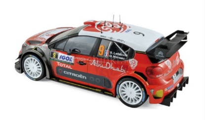 Изображение NOREV 1/18 CITROEN C3 WRC №9 Lefebvre/Moreau Rally Tour De Corse 2017