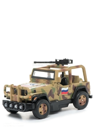 Изображение ТЕХНОПАРК Внедорожник военный (свет, звук)