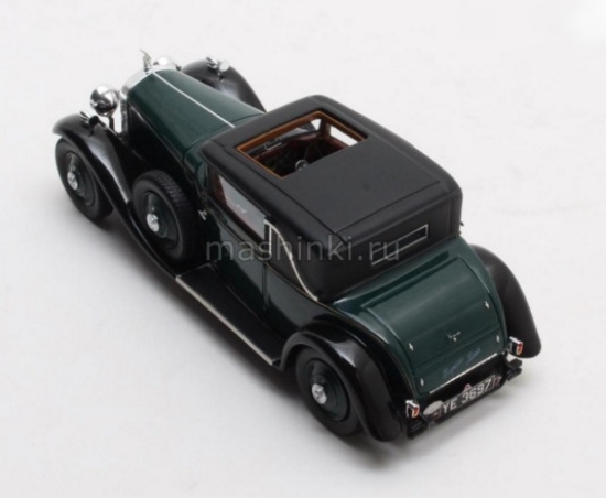 Изображение MATRIX 1/43 HISPANO Suiza H6B Park Ward Coupe №11608 1927 green