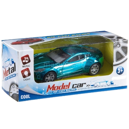 Изображение MODEL CAR МАШИНКА метал. инерц. (свет, звук)