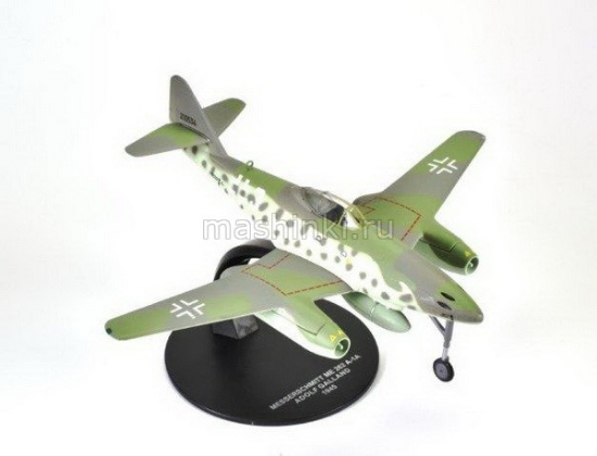 Изображение ATLAS 1/72 Самолет MESSERSCHMITT Me 262A-1a Adolf Galland 1945