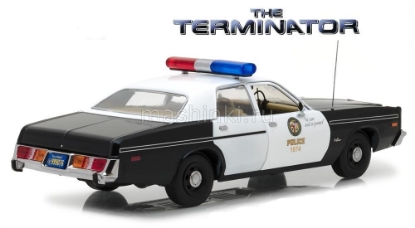 Изображение GREENLIGHT 1/18 DODGE Monaco Metropolitan Police фигурка Терминатора T-800 (к/ф Терминатор) 1977