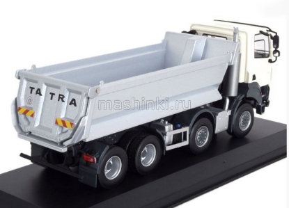 Изображение IXO 1/43 TATRA Phoenix Euro 6 8x8 самосвал 2016 white/silver