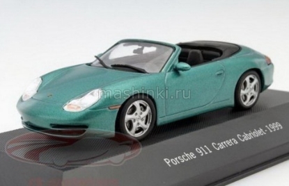 Изображение ATLAS 1/43 PORSCHE 911 Carrera 2 Cabriolet (996) 1999 green