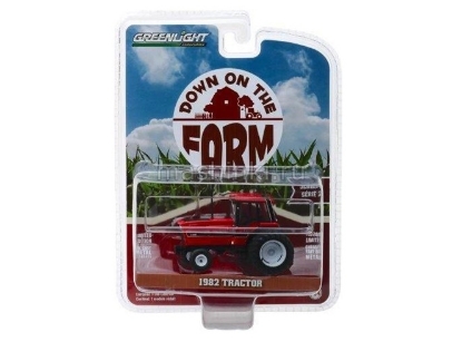 Изображение GREENLIGHT 1/64 International Harvester 3488 трактор 1982 red/black