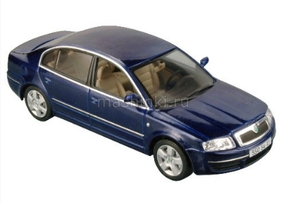 Изображение NOREV 1/43 SKODA Superb 2004 dark blue